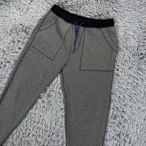 Marine Layer Sweatpants Medium Gray Black Jogger Moisture Wicking Elastic Mens